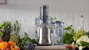 Sage - The Nutri Juicer Cold Plus Brushed Stainless Steel เครื่องคั้นและสกัดน้ำผลไม้