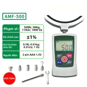 Máy Đo Lực Kéo Đẩy Kỹ Thuật Số ALIYIQI 500N Máy Đo Sức Mạnh Cơ Bắp Cầm Tay Dùng Cho Vật Lý Trị Liệu Và Phục Hồi Chức Năng Màn Hình LCD Có Đèn Nền