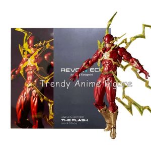 Bandai | Revoltech Amazing Yamaguchi Flash Action Figure Movable 17cm Flashpoint Model Kaiyodo Flash Figures Toy Collection Holiday Gifts