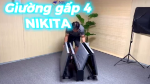 Giường Gấp 4 Thông Minh – Gọn Nhẹ Êm Ái Tiện Lợi Trong Mọi Không Gian - Chính Hãng NIKITA - 2026