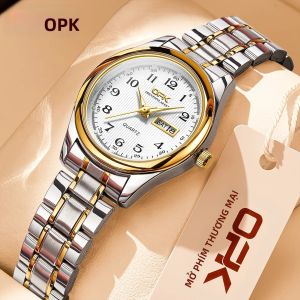 OLEVS | Đồng Hồ Thạch Anh Sang Trọng Dành Cho Nữ OPK8110 Mặt Số Mảnh Mai HD Cân Kỹ Thuật Số Chống Nước Phát Sáng Với Lịch Tuần Dây Đeo Bằng Thép Không Gỉ
