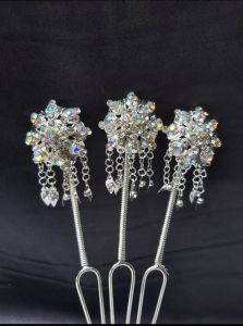 Mentul Tiruan Diamond / Aksesoris Pengantin / Kembang Goyang