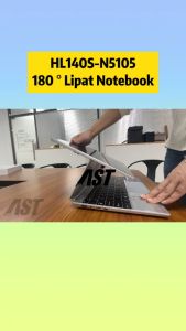 AST laptop touchscreen baru 14 inci 360° lipat Ram16+512 gb ssd windows 11 design/game/edit garansi 1 tahun