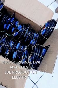 PLAT BESI BOX SPEAKER 2 LUBANG 14.5 x 9CM SOCKET SPIKON SUDAH DI RAKIT DGN KABEL ULIR 2X1.5MM 75CM SIAP PAKAI