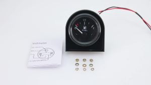 RYSJM | Đồng Hồ Đo Nhiên Liệu Phổ Thông 52mm Có Đèn Nền Trắng 240-33ohm Tín Hiệu 12V Vành Đen Máy Đo Mức Nhiên Liệu Ô Tô Cho Ô Tô Thuyền Xe Máy