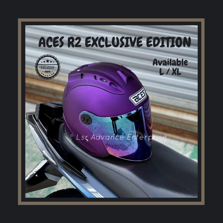 Arai Purple Mx Helmet Arai Purple Lightning W/BLUETOOTH Full Face