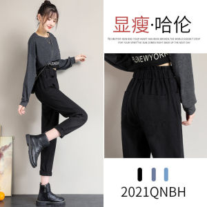 High Waist Straight Leg Jeans Womens Spring Autumn 2025 Slimming Large Size Harlan Cabbage Old Dad Loose Fit Trousers