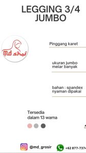 CELANA LEGGING SPANDEX 3/4 JUMBO Cocok Untuk Daleman Gamis Olahraga Renang Nyaman Dipakai