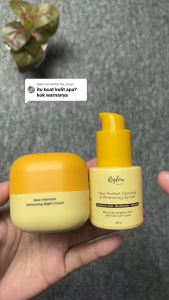 Reglow Night Cream Pelembap Wajah Cream Wajah Krim Malam Reglow Krim Muka