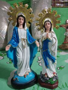 MIRACULOUS & LOURDES (PACKAGE) MADE IN FIBERGLASS