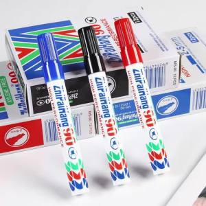 3color Markers2-5mm Tip ObliqueOil-BasedWaterproofNon-ErasableWear-Resistant TipFade-ResistantRefillableLarge-Capacity