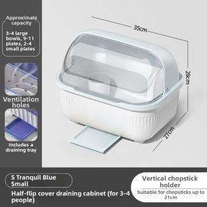 Dust-proof Plastic Kitchenware Storage Box