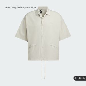 adidas | Knit Collar Mens Sport Casual Short Sleeve Jacket