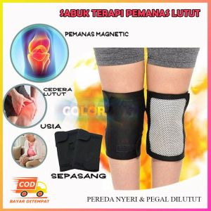 Sabuk Lutut Terapi Nyeri Sendi Untuk Orang Tua Fisioterapi Magnetik Pengapuran Pemanas Lutut