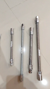 QBLADE Flexible Soket Alat Untuk Kunci Soket Warna Silver 1Pcs 3196 3196E