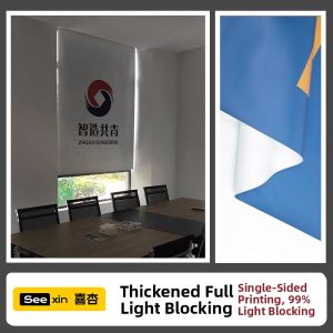 Customizable Ad Logo Sun-blocking and Shading Electric Curtain Roll