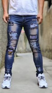 Celana Jeans Distro Pria Terbaru Clana Panjang Cowok Modern Calana Laki2 Dewasa