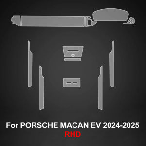 Car GPS Navigation Screen PPF Protective Film for Porsche Macan EV 2024 2025 Gear Shift Panel TPU Sticker Interior Pre-cut Film