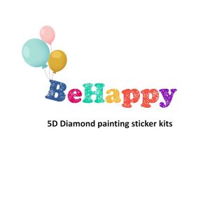 BeHappy 5D Transport Diamond Painting Stickers for Beginner  DIY Craft and Art Kit Set  Child Development Toy