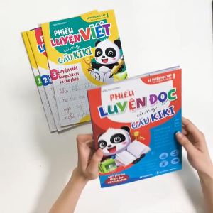 Sách Phiếu Luyện Đọc Cùng Gấu Kiki - Megabook