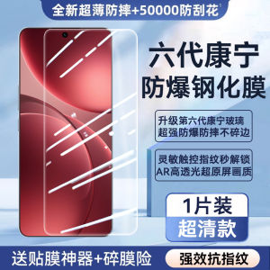 Ultra-Thin Tempered Glass Screen Protector for OPPO FindX9 pro Ultra-Sonic Fingerprint Unlocking Matte Finish Womens Model Water-Drop Privacy Design