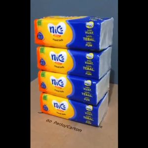 PAKET MURAH | Tisu NICE Facial 360 Sheets/Tisu Wajah Isi 4 PCS Keperluan [Rumah Kantor Hotel Warung & Mobil]
