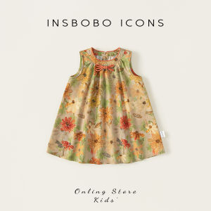 insbobo | Đầm Cheongsam Trung Quốc Truyền Thống Mới Nhẹ Cho Bé Gái