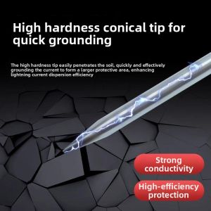 HUAZINIAO | Power Zinc Plated Lightning Protection Grounding Rod