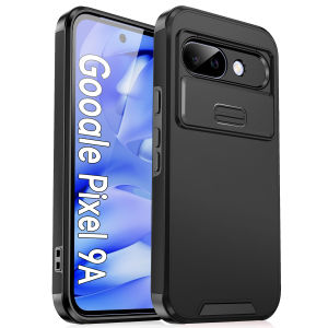 szhaiyu | Shockproof Hybrid Dual Layer Defender Phone Case for Google Pixel 7 8 9 Pro XL 10A 9A 8A 6A Slide Camera Protetion PC+TPU Cover