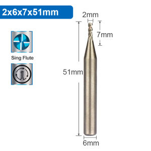 CMCP 1.5-13mm 4 Flute HSS End Mill Straight Shank Router Bit Carbide Milling Cutter For Aluminum Metal CNC Machine Milling Tools