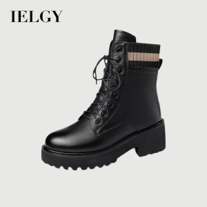 IELGY [Single Mile] Korean style thick-soled Martin boots for women
