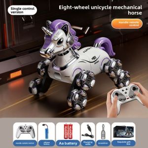 2026 New AI Remote Control Horse - Intelligent Stunt Toy for Boys Cool Birthday Gift RC Animal Toy with Smart Functions