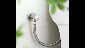 Heavy Duty 304 Stainless Steel Kitchen Bathroom Silver Angle Valve(One Way / Two Way)