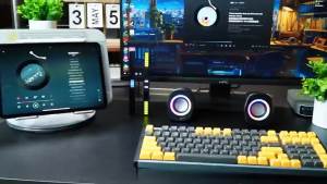 SAST H5 ลำโพงตั้งโต๊ะ ลำโพงบลูทูธ มัลติมีเดีย USB ลำโพงตั้งโต๊ะ ลำโพงคอมพิวเตอร์เสียงขนาดเล็ก