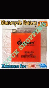 MSM/KING SFON Motorcycle Battery 12N3L-BS/YB3L-BS 12V 3Ah(Gel Battery 12N3L-BS Maintenance F ree) Japan Standard IOS9002