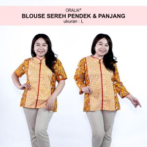 Blouse Big Size Batik Wanita Atasan Batik Lengkap S-M-L-XL-2L-3L-4L-5L-6L-7L Model Blus Jumbo Seragam Batik / Atasan Batik Big Kantor Kerja LD 140 / Pakaian Batik Wanita Jumbo Formal Kerja Kantor Model Terbaru / Blus Batik Super Big Modern Kasual
