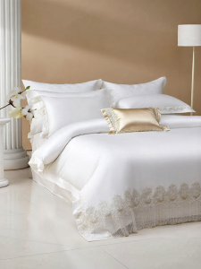 Mercury | High-Quality Double Stranded Pima Cotton 4-Piece Set Luxury Bedding 100 Counts