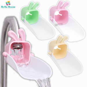 Tap Faucet Extender Children Hand Washing Sink Splash Proof Cartoon Rabbit Extender Bathroom Accessories