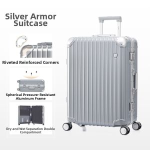 Oiwas | Durable Spacious 20-inch Aluminum Framed Carry-On Luggage