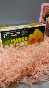 30PCS THAI STYLE MANGO CUBE GUMMY SOFT CANDY SUGAR CRASH