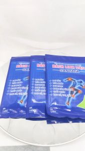 Miếng Dán Cổ Vai Gáy Thảo Dược Bách Linh Diệu Santafa Giảm Đau Xương Khớp Đau Lưng Bong Gân Đau Do Chấn Thương Bách Linh Diệu Santafa - Hộp 10 miếng