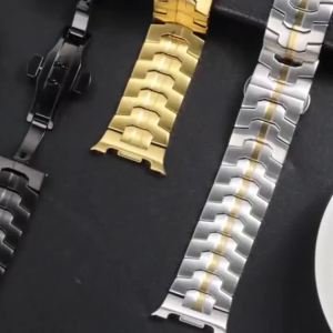 Titanium Metal Strap for Samsung Galaxy Watch 8Classic 46mm 8 9 40mm 44mm No Gaps Luxury Men Link Band for Samsung Watch 8 Ultra