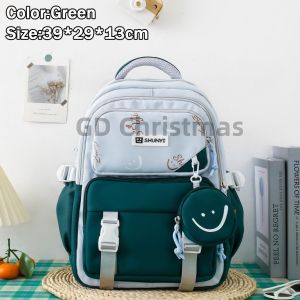 2026 New Backpack Junior High School Bag College Large Capacity Simple Backpack High School Backpack