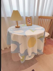 Northern Europe ins Style High-Grade Plaid Tablecloth Internet Celebrity Student Dormitory Desk Cloth Living Room Dining Table Cushion Coffee Table Fabric Craft