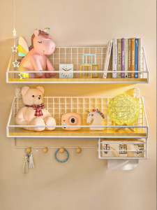 Space-saving Wall-mounted Storage Basket No Drilling Required