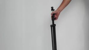 Salange | Projector Tripod Travel Bracket Speaker Stand Extendable 110cm 160cm Accessories Mount Ball Head for Laptop DSLR Camera Outdoor