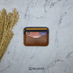 Dompet Kartu Kulit Sapi Slim Simpel Card Holder Premium Leather Wallet
