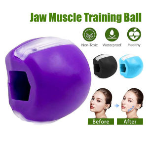 Jawline Face Muscle Training Fitness Ball Jawline Exerciser awlineme Exercise Fitness Ball Neck Face Toning Jawzrsize Jaw Double Chin Face Exerciser Jawrsize Anti-Wrinkle Chisel Jaw Exercise Slim Face Trainer 面部训练器 瘦脸神器