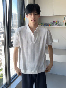 CHENMU | Clean Fit Short Sleeve Knitted Polo Shirt