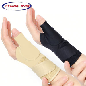 1PC Carpal Tunnel Wrist Brace with Thumb SupportAdjustable Compression Wrist Wrap Stabilizer for SportsWorkingTypingSleeping